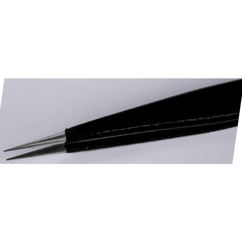 ESD-Safe Style 00-SA Stainless Steel Anti-Magnetic Tweezers with Universal Strong Fine Point Tips, 4-3/4"